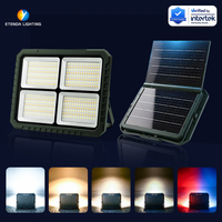 Projecteur solaire tout-en-un ETD-930 50W 100W 200W pour le camping, les situations d'urgence, le travail en extérieur et l'éclairage portable