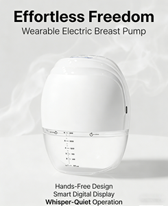 CITICITY Tire-lait électrique double sans fil portable, mains libres, silencieux, sans douleur, avec massage pour bébé, sans BPA - Product Image 2