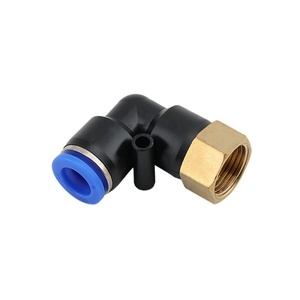 Conector Neumático de Empuje Rápido Serie SPLF de Hofujng, Tipo L, 90 Grados, Rosca Hembra, Codo de Plástico para Manguera de Aire - Product Image 1