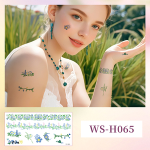 Nouveaux autocollants de tatouage temporaire imperméables pour le visage et les mains, design adorable et miniature - Product Image 2