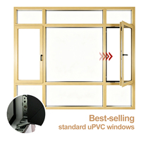 Ventana Abatible Moderna de PVC con Diseño de Persiana, Vidrio Low-E, Función Plegable, Resistente al Viento, para Uso en Exteriores, Baños y Hoteles