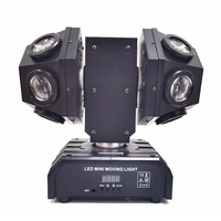 Projecteur de lumière à tête mobile, éclairage Laser à double faisceau led 12x12W pour discothèque