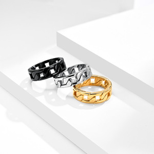 Instagram-worthy, unisex, street-style Cuban chain <b>rings</b> are a popular accessory <b>for</b> <b>men</b> and women, exuding an artistic and soph - Product Image 2