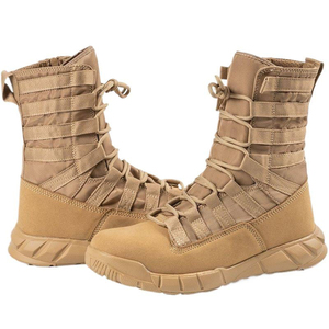 Bottes tactiques pour hommes SF48 713, noires, en textile respirant, pour toutes les saisons, bottes d'entraînement - Product Image 5