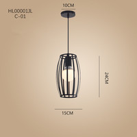 Lampe suspendue en fer industriel, forme de triangle, cube, tambour, pour restaurant, maison, salon, salle à manger, lampe décorative suspendue