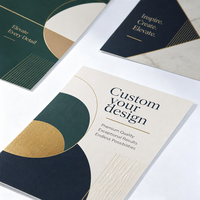 Cartes d'insertion personnalisables en carton avec impression offset et pelliculage pour brochures marketing de marque