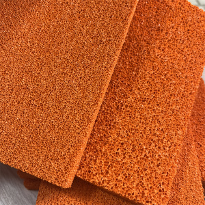 Fortement absorbant 200 densité 300 densité couleur Orange caoutchouc mousse naturelle carrelage éponge feuille <span class=keywords><strong>de</strong></span> mousse <span class=keywords><strong>de</strong></span> caoutchouc - Product Image 1