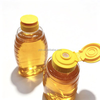 Bouteille de miel à presser de 500 g avec bouchon à clapet en PP, valve en silicone, bouteille de miel à presser anti-fuite