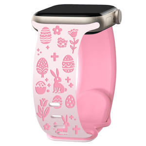 Correa <span class=keywords><strong>de</strong></span> Reloj con Diseño <span class=keywords><strong>de</strong></span> Conejo <span class=keywords><strong>de</strong></span> Pascua Tallado con Láser <span class=keywords><strong>de</strong></span> Doble Color para <span class=keywords><strong>Apple</strong></span> <span class=keywords><strong>Watch</strong></span>, Compatible con las Series 11, 10, 9, 8, 7, 6, 5, 4, SE, Ultra 2, 3 - Product Image 6