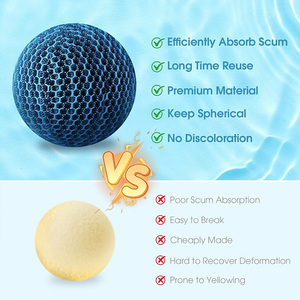 Boules éliminant les débris de spa, éponge absorbante d'huile, boules flottantes, réutilisables, écologiques, absorbeur de débris de spa, OEM ODM - Product Image 3