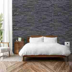 Paneles de pared 3D de acero gris de chapa de piedra artificial fina y flexible moderna para uso interior y exterior en la India - Product Image 3