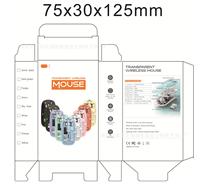 Mouse Nirkabel Mini Transparan 2.4GHz RGB Backlit DPI Tinggi 1600 USB Type-C Isi Ulang
