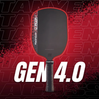 Raket Pickleball Terbaru dengan Tekstur Embos, Serat Karbon Mentah T700, Standar USAPA, Inti GEN4 16mm, Thermoformed