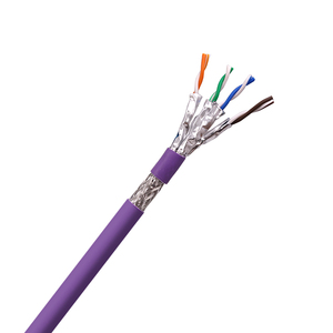 Câble certifié CE RoHS CAT7 blindé LSZH, bande passante 600MHz pour l'automatisation industrielle et les applications <span class=keywords><strong>PoE</strong></span> ++ - Product Image 1