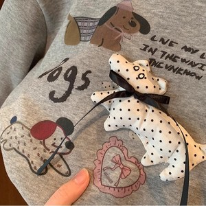 Tongxingyuan Girls Sweatshirt Fleece Lined Cartoon Winter Clothing For Toddlers And Babies Korean Style Two Piece Set - Product Image 4