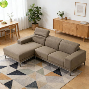 Meubles de salon modernes, ensemble de canapés en cuir, canapé modulaire sectionnel en forme de L, ensemble de canapés de salon 5884 - Product Image 2