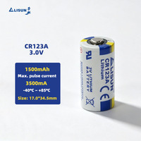 CE Certified CR123A Battery 3V 1500mAh LiMnO2 Battery for Access Control Locks and Security Sensors