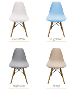 Cross-border Spandex/Polyester Printed Silver Fox Shell <strong>Chair</strong> <strong>Cover</strong> Imus Curved Elastic Machine Washable Standard <strong>Chair</strong> - Product Image 4