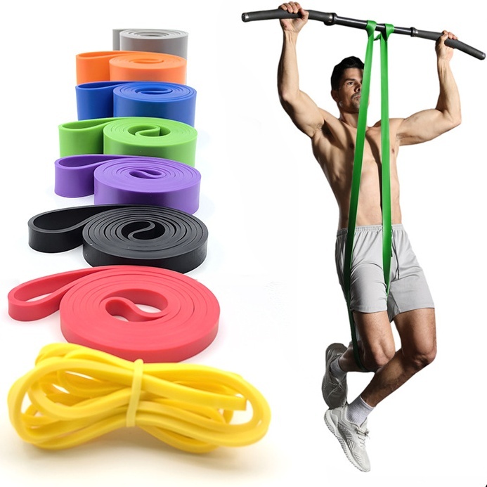 Custom LOGO Exercise Bands TPE Gym