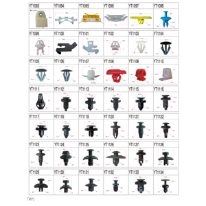 Attaches des véhicules à moteur en <span class=keywords><strong>plastique</strong></span> transparentes blanches et agrafes automatiques d'attaches pour des voitures - Product Image 6