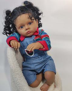 R & B Real Bonecas <span class=keywords><strong>Lol</strong></span> Doll Toddler Newborn Bebe Reborn Completo De Silicon Black Reborn Dolls Silicone - Product Image 4