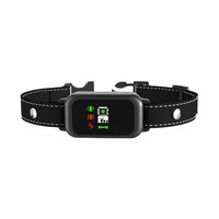 Neues Farbdisplay-Halsband mit Nylonseil gegen Bellen, Intelligentes Haustier-Halsband, Einstellbarer Schock, Ultraschall-Vibration, Automatische Bellabschreckung