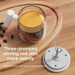 Taza Mezcladora Eléctrica Automática Portátil, Nueva Taza de Café con Revestimiento de Vidrio para Oficina, Ideal para Fiestas - Product Image 6