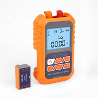Caili Nouveau Testeur de Puissance Optique Stylo Lumineux Rouge Orange 4-en-1 Haute Précision Mini Testeur de Fibre Optique FTTH 5km/15km