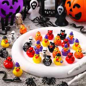 Nouveauté 2026 : Accessoires de bijoux en résine pour micro-paysages DIY, thèmes Halloween (Diavol, Fantôme, Canard, Citrouille) - Vente Flash - Product Image 1
