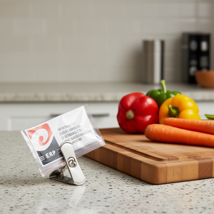 Pinzas pequeñas de color natural ERP para sellar bolsas - Product Image 2