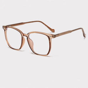 2026年ニューモデル ソリッドクリアTR90フレーム アイウェア 軽量 ブルーライトカット フルリム ユニセックス スクエア オプティカルフレーム メガネ - Product Image 5