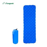 Matelas de couchage gonflable EVA 5 cm avec pompe à pied intégrée, imperméable, léger et pliable pour le camping, la randonnée et la plage