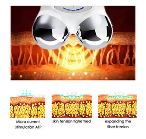Equipo de belleza Masajeador facial de microcorriente de doble mentón Rodillo Masajeador facial de estiramiento facial de microcorriente para uso doméstico - Product Image 4