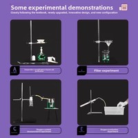Equipo de Química para Experimentos, Modelo 01, Juego Completo para Escuelas Secundarias y Primarias (Grados 8 y 9), Hecho en China