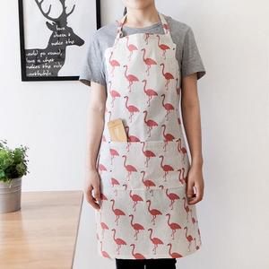 Eco Cotton Yarn Dyed Stripe Wholesale Multi-Functional Adjustable 100% Cotton <b>Apron</b> for <b>Kitchen</b> With Pockets Eco-Friendly - Product Image 3