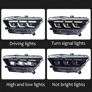 AURON Mustang 2015-2017 Luces de circulación diurna de lente transparente, nueva actualización de reequipamiento, 6000K 12V, Plug & Play, luz trasera, venta al por mayor - Product Image 2