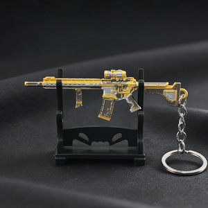 Offerta Speciale: Mini Modello di Pistola M4A1 Delta Force HawkOps Mini Ares' Wrath in Lega da 9CM, Portachiavi - Product Image 4