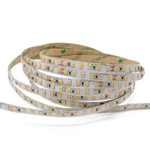 Paling Populer SMD2835 120LEDs/M 8MM PCB CRI>90 6W Sampai 14W 5 Tahun Garansi Kawat Emas LEDs ETL LED Strip Light untuk Penggunaan Dalam Ruangan