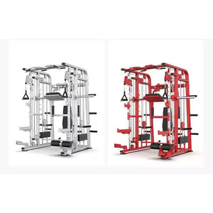Machine <span class=keywords><strong>de</strong></span> <span class=keywords><strong>musculation</strong></span> multifonctionnelle TOPTONS, robuste, avec <span class=keywords><strong>banc</strong></span> <span class=keywords><strong>de</strong></span> squat, rack <span class=keywords><strong>de</strong></span> presse, machine <span class=keywords><strong>de</strong></span> <span class=keywords><strong>musculation</strong></span> Smith complète, haute qualité - Product Image 6