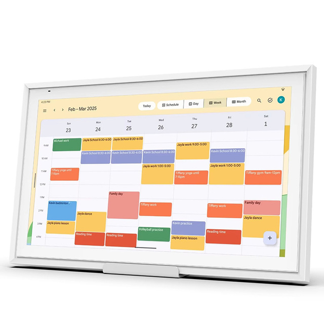 15.6 Inch Digital Calendar Display Android 14 4+32GB Chore Chart to Do List Notepad Digital Family Calendar