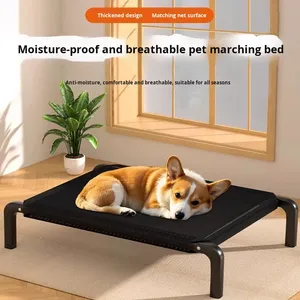 Cama cuadrada para perros pequeños y medianos, cama clásica de hierro sólido, ecológica, desmontable, universal para todas las estaciones - Product Image 2