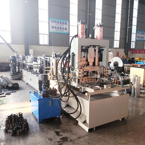 RANDRO C Purlin <span class=keywords><strong>Machine</strong></span> Cambio automático Tamaño C Z Perfil de acero Canal de metal Rollo que forma la máquina Precio - Product Image 2