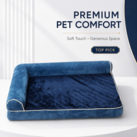 Maßgefertigtes Umweltfreundliches Minimalistisches Lustiges Rechteckiges Hundebett Katzenkissen Modernes Anti-Stress Abnehmbares Boxbett