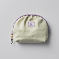Tas dompet koin ritsleting mini tahan air kustom dompet senior wanita koin kecil tas kartu kanvas grosir lucu anak-anak