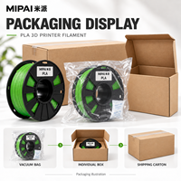 Filamen PLA-Basic Berkualitas Tinggi Mipai 1.75mm 1KG per Gulungan Warna Emas kompatibel dengan semua printer 3D FDM Satu Warna