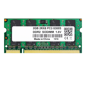 Mémoire d'ordinateur portable d'occasion 2 Go 2Rx8 DDR2 ECC <span class=keywords><strong>PC2</strong></span> 5300B pour ordinateur portable - Product Image 1