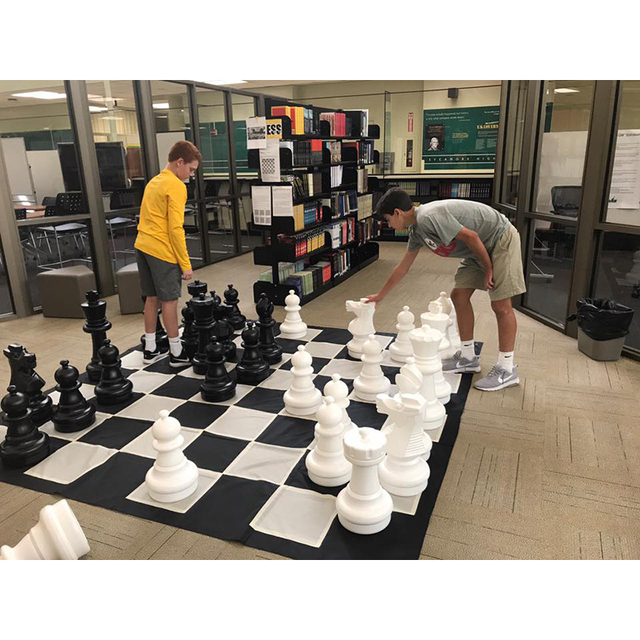 Lift Size Large Giant Chess Set, Outdoor Chess Set, Garden Chess Set