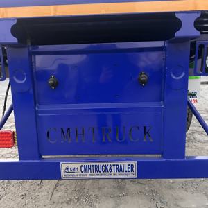 Prix à plat 3 essieux 30/40 pieds 48 pieds <span class=keywords><strong>pas</strong></span> <span class=keywords><strong>cher</strong></span> <span class=keywords><strong>plateau</strong></span> plat conteneur châssis mobile à plat Semi camion <span class=keywords><strong>remorque</strong></span> à vendre - Product Image 4