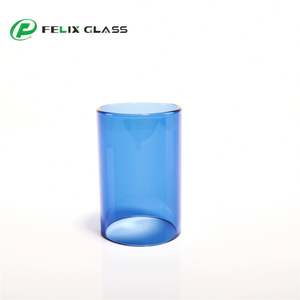 Lámpara LED de Tubo de Vidrio Borosilicato 3.3 Hecha a Mano en China, Color Azul, Borde Pulido Personalizado, Control Inalámbrico para Interiores del Hogar - Product Image 4