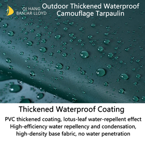 Hoogwaardig waterdicht camouflage-zeildoek van PVC, geschikt voor vrachtwagens - Product Image 6